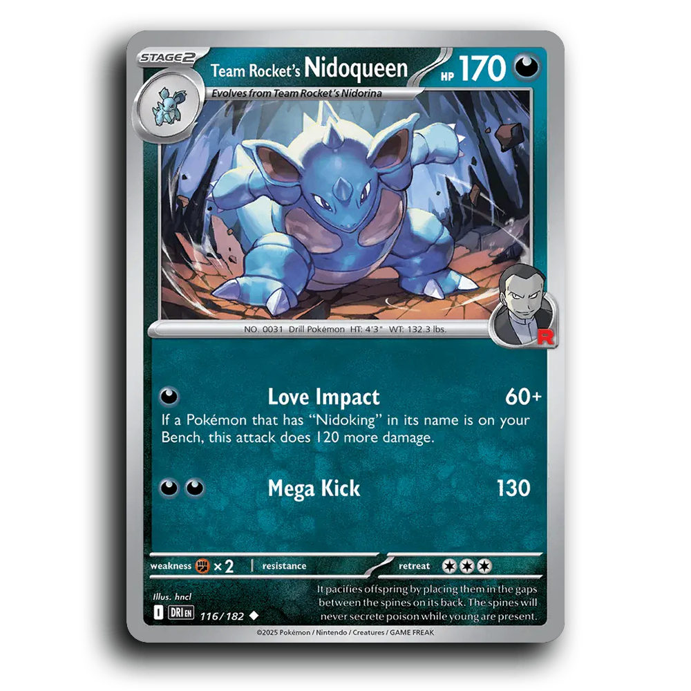 Team Rocket's Nidoqueen - 116/182 [SV10 - Destined Rivals]