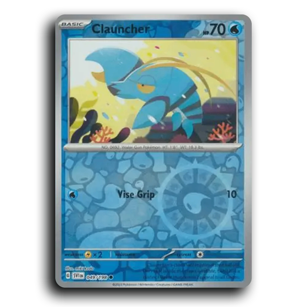 Clauncher (049/198) [Scarlet & Violet] Common miki kudo Pokemon Card TCG Near Mint NM Reverse Holo