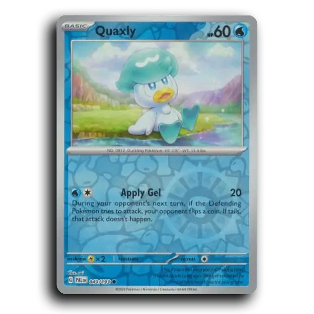 Quaxly (049/193) [Paldea Evolved] Common Pokemon Card TCG Near Mint NM Reverse Holo