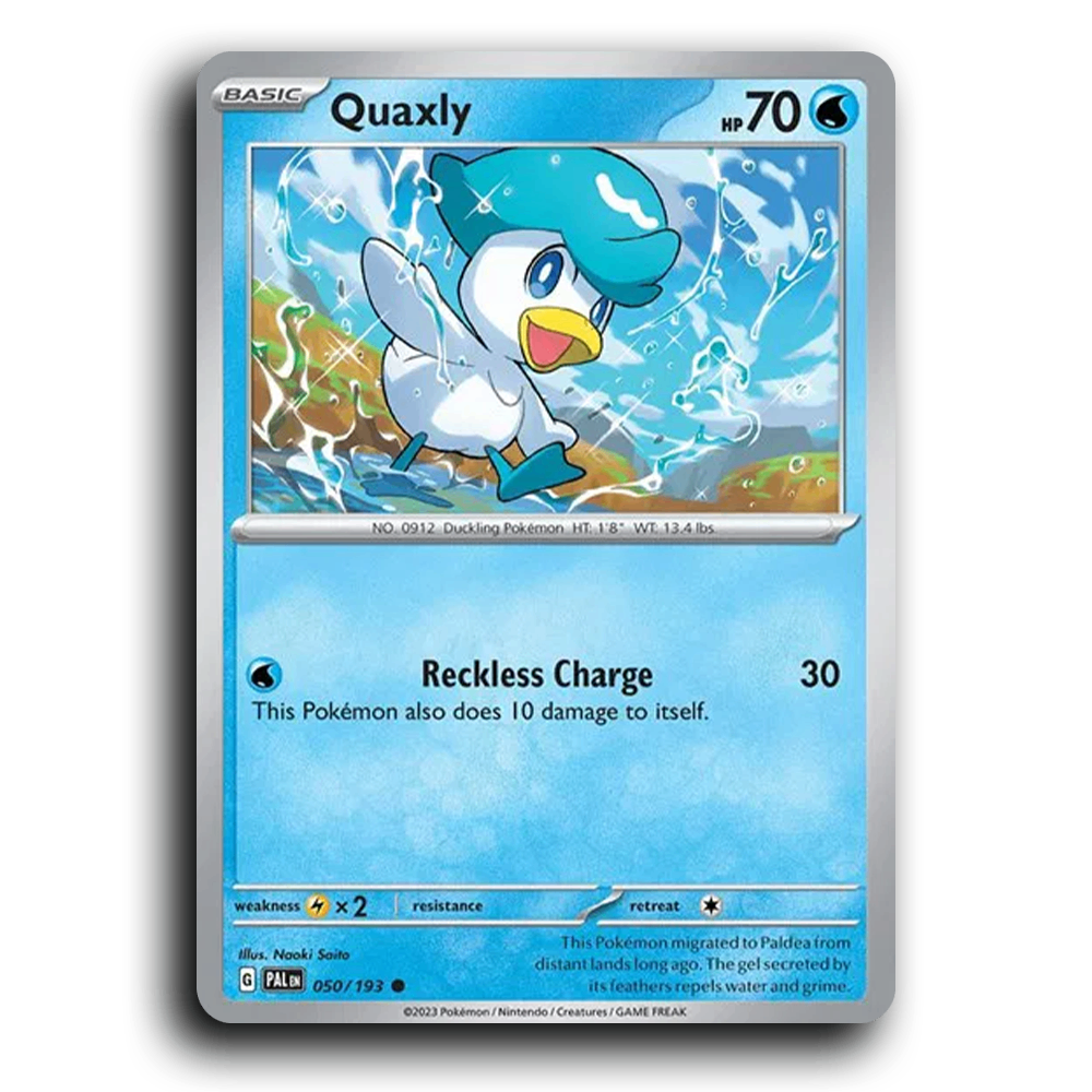 Quaxly (050/193) [Paldea Evolved] Common Pokemon Card TCG Near Mint NM