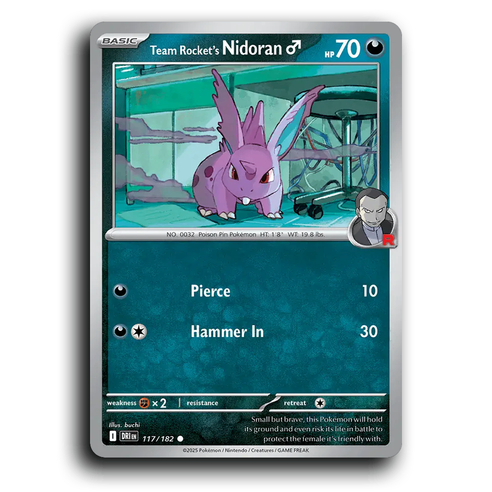 Team Rocket's Nidoran - 117/182 [SV10 - Destined Rivals]