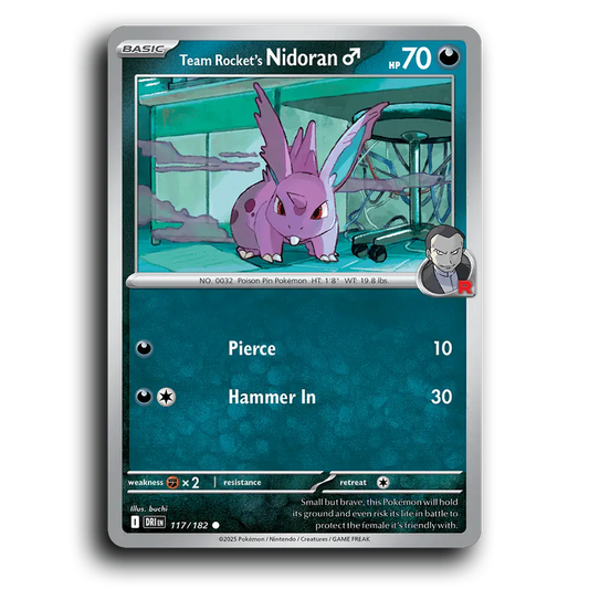 Team Rocket's Nidoran - 117/182 [SV10 - Destined Rivals]
