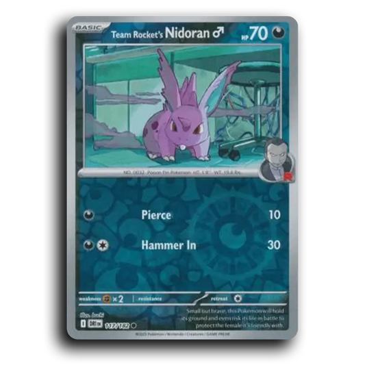 Team Rocket's Nidoran (117/182) [Destined Rivals]