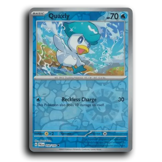 Quaxly (050/193) [Paldea Evolved] Common Pokemon Card TCG Near Mint NM Reverse Holo