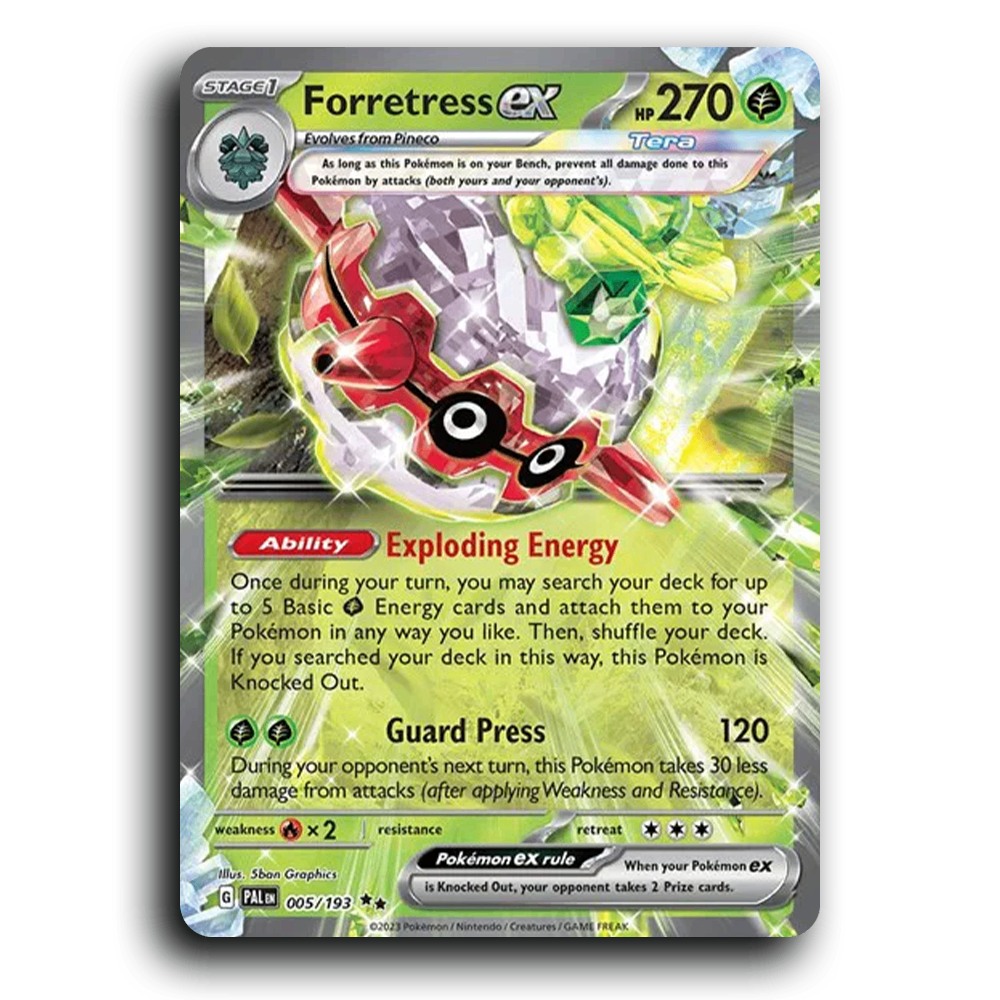 Forretress ex (005/193) [Paldea Evolved] Double Rare Pokemon Card TCG Near Mint NM