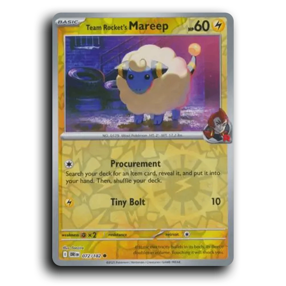 Team Rocket's Mareep (072/182) [Destined Rivals]