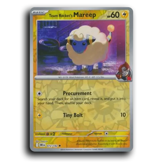 Team Rocket's Mareep (072/182) [Destined Rivals]