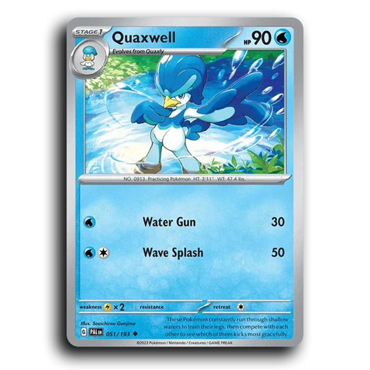 Quaxwell (051/193) [Paldea Evolved] Uncommon Pokemon Card TCG Near Mint NM