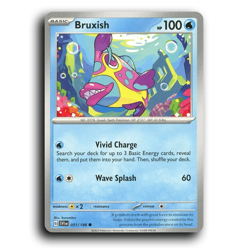 Bruxish (051/198) [Scarlet & Violet] Common kurumitsu Pokemon Card TCG Near Mint NM