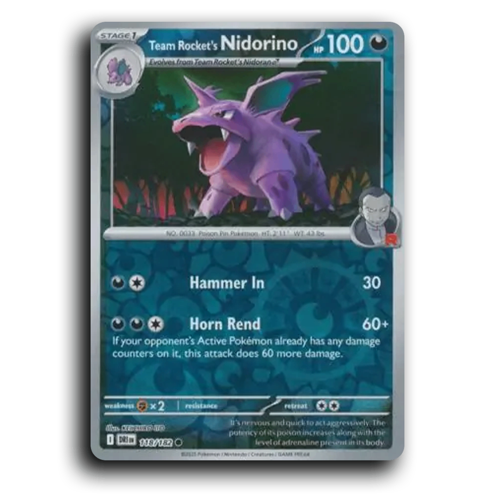Team Rocket's Nidorino (118/182) [Destined Rivals]