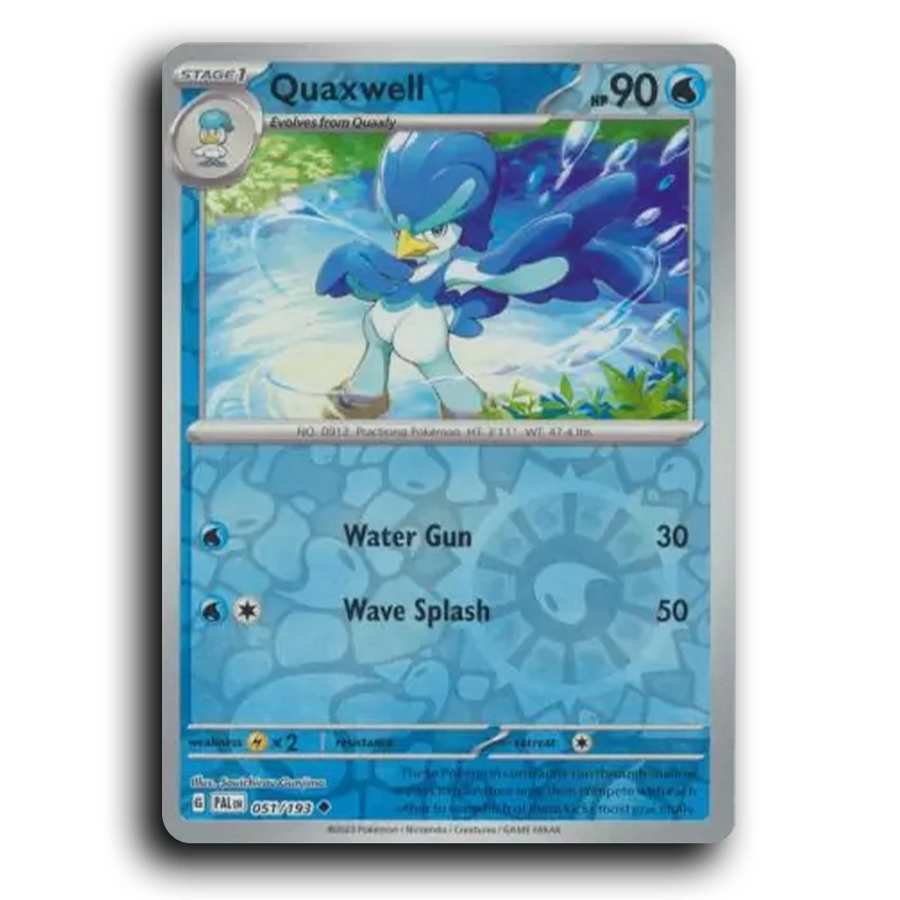 Quaxwell (051/193) [Paldea Evolved] Uncommon Pokemon Card TCG Near Mint NM Reverse Holo