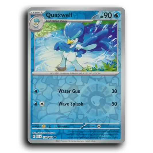 Quaxwell (051/193) [Paldea Evolved] Uncommon Pokemon Card TCG Near Mint NM Reverse Holo