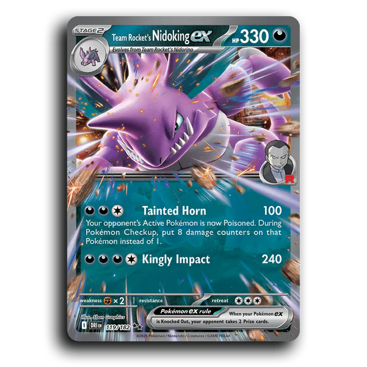 Team Rocket's Nidoking ex - 119/182 [SV10 - Destined Rivals]