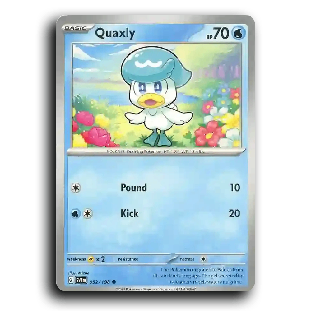 Quaxly (052/198) [Scarlet & Violet] Common Mizue Pokemon Card TCG Near Mint NM