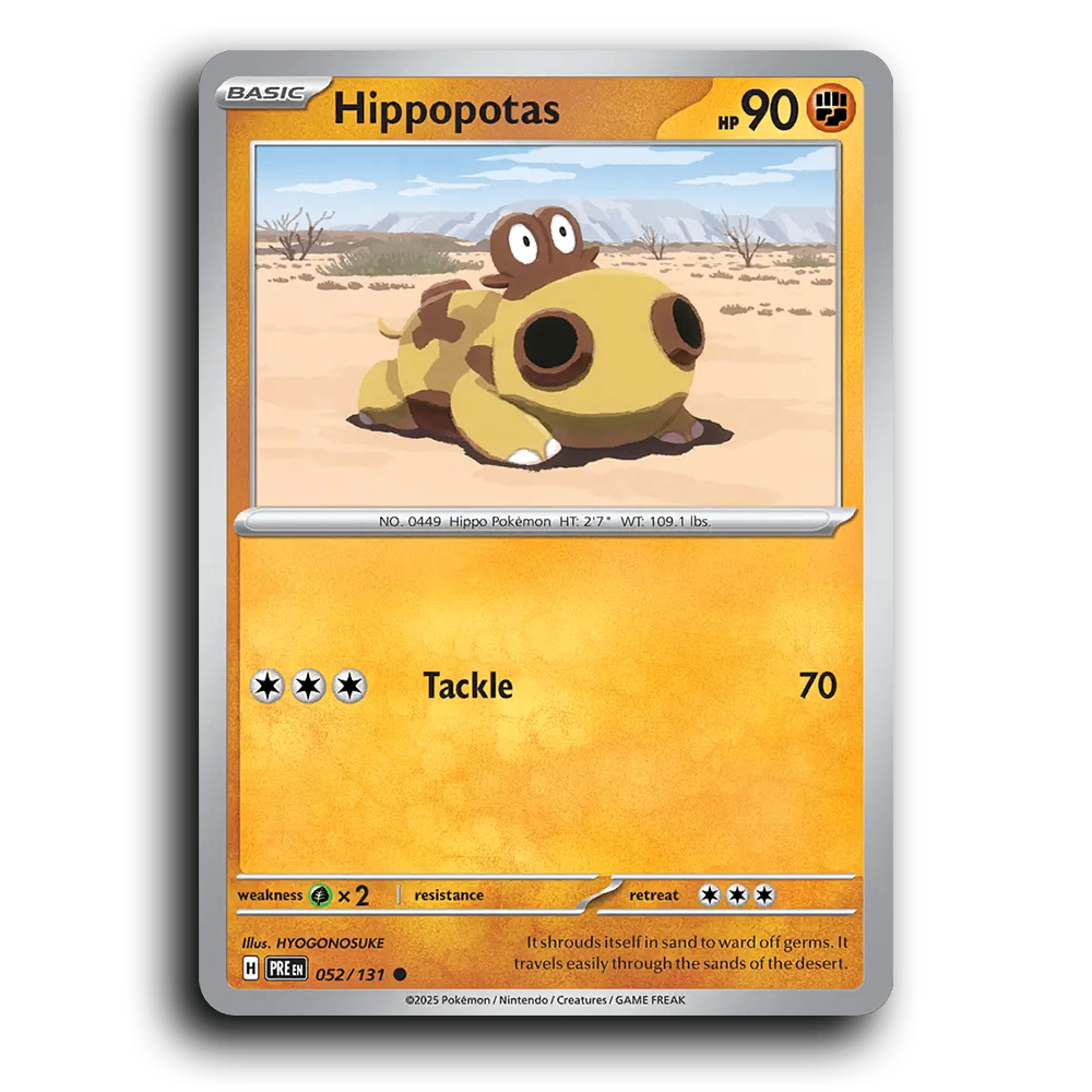 Hippopotas - 052/131 [Prismatic Evolutions]