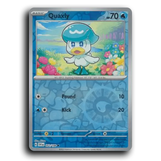 Quaxly (052/198) [Scarlet & Violet] Common Mizue Pokemon Card TCG Near Mint NM Reverse Holo