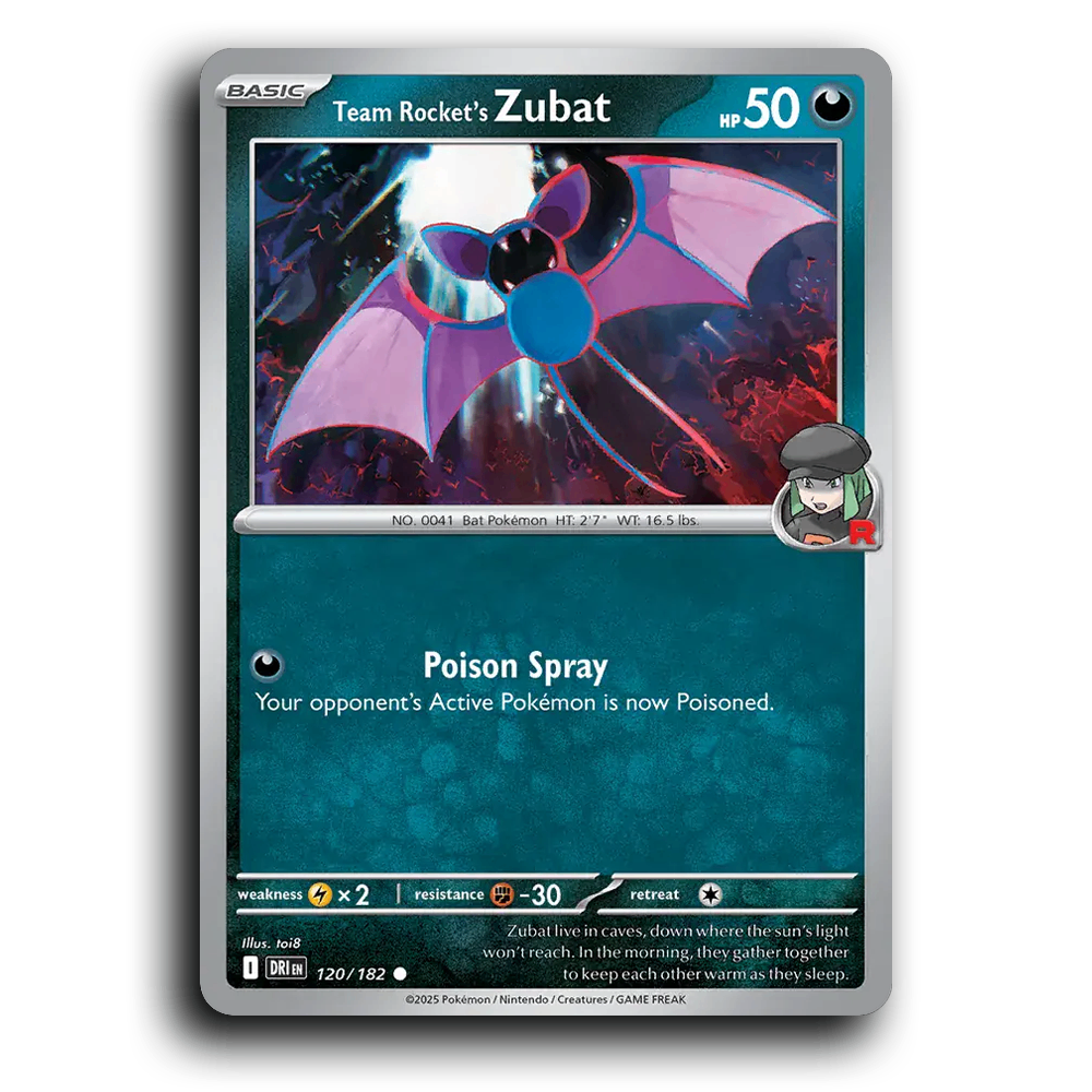 Team Rocket's Zubat - 120/182 [SV10 - Destined Rivals]