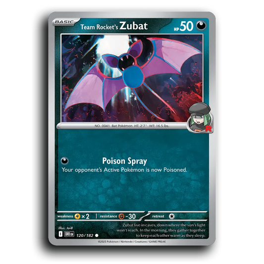 Team Rocket's Zubat - 120/182 [SV10 - Destined Rivals]