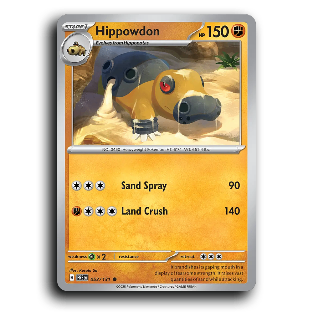 Hippowdon - 053/131 [Prismatic Evolutions]