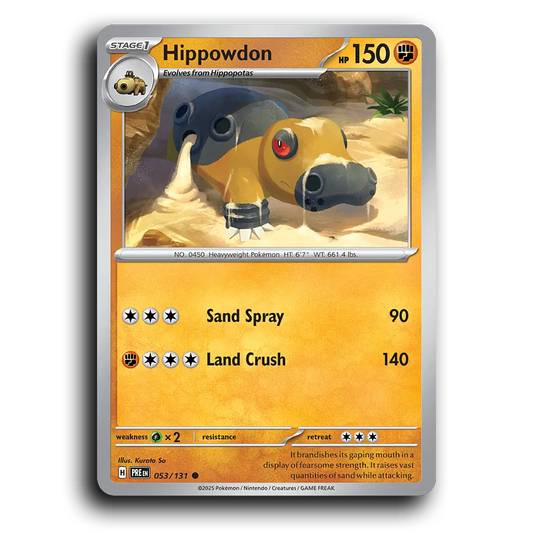 Hippowdon - 053/131 [Prismatic Evolutions]