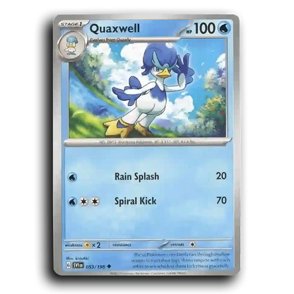 Quaxwell (053/198) [Scarlet & Violet] Uncommon kirisAki Pokemon Card TCG Near Mint NM