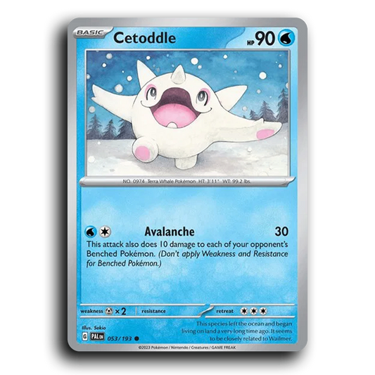 Cetoddle (053/193) [Paldea Evolved] Common Pokemon Card TCG Near Mint NM