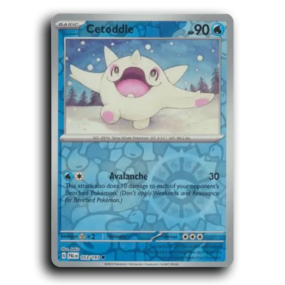 Cetoddle (053/193) [Paldea Evolved] Common Pokemon Card TCG Near Mint NM Reverse Holo