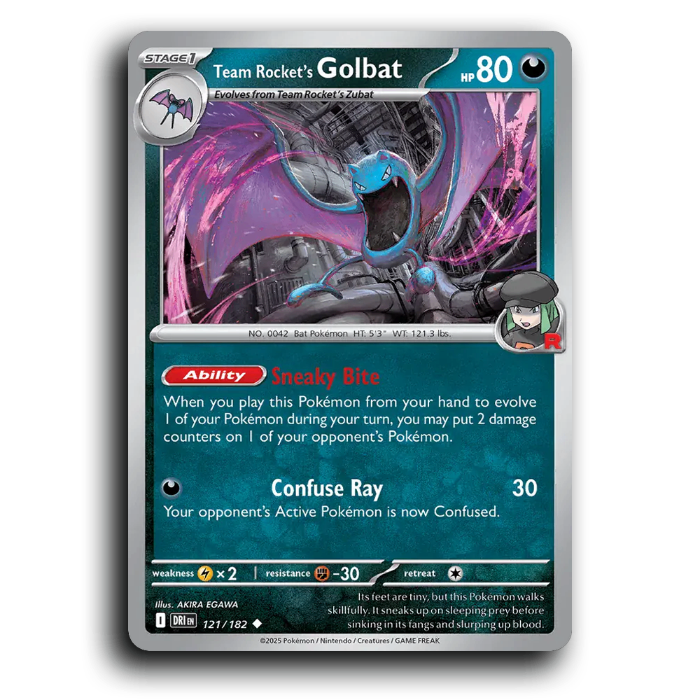 Team Rocket's Golbat - 121/182 [SV10 - Destined Rivals]