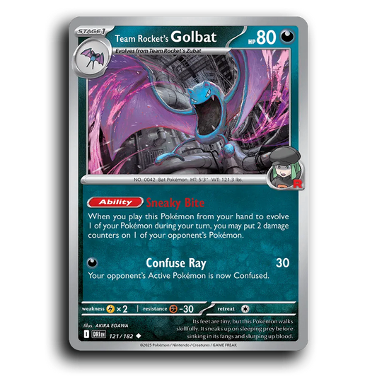 Team Rocket's Golbat - 121/182 [SV10 - Destined Rivals]