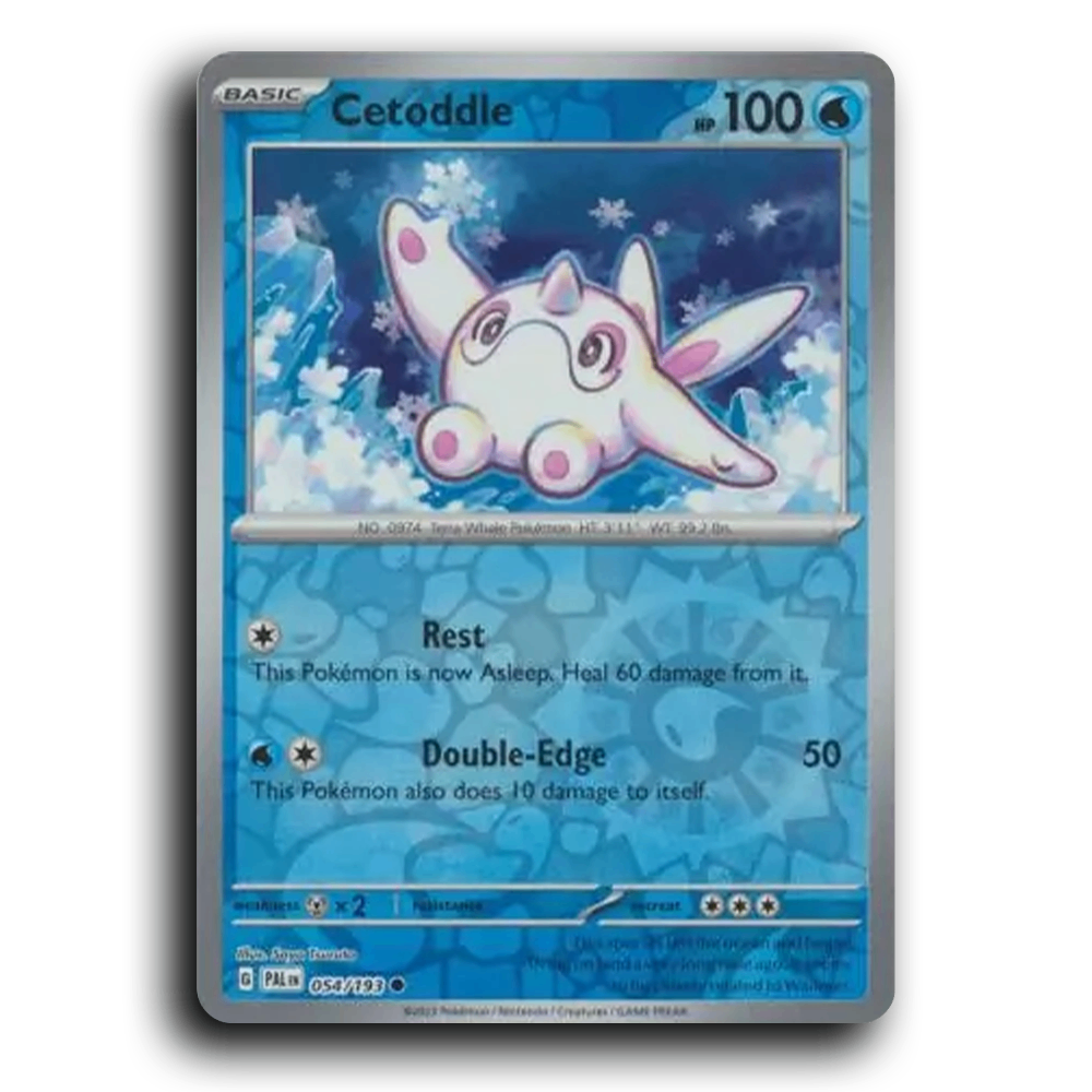 Cetoddle (054/193) [Paldea Evolved] Common Pokemon Card TCG Near Mint NM Reverse Holo