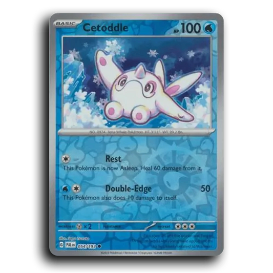 Cetoddle (054/193) [Paldea Evolved] Common Pokemon Card TCG Near Mint NM Reverse Holo