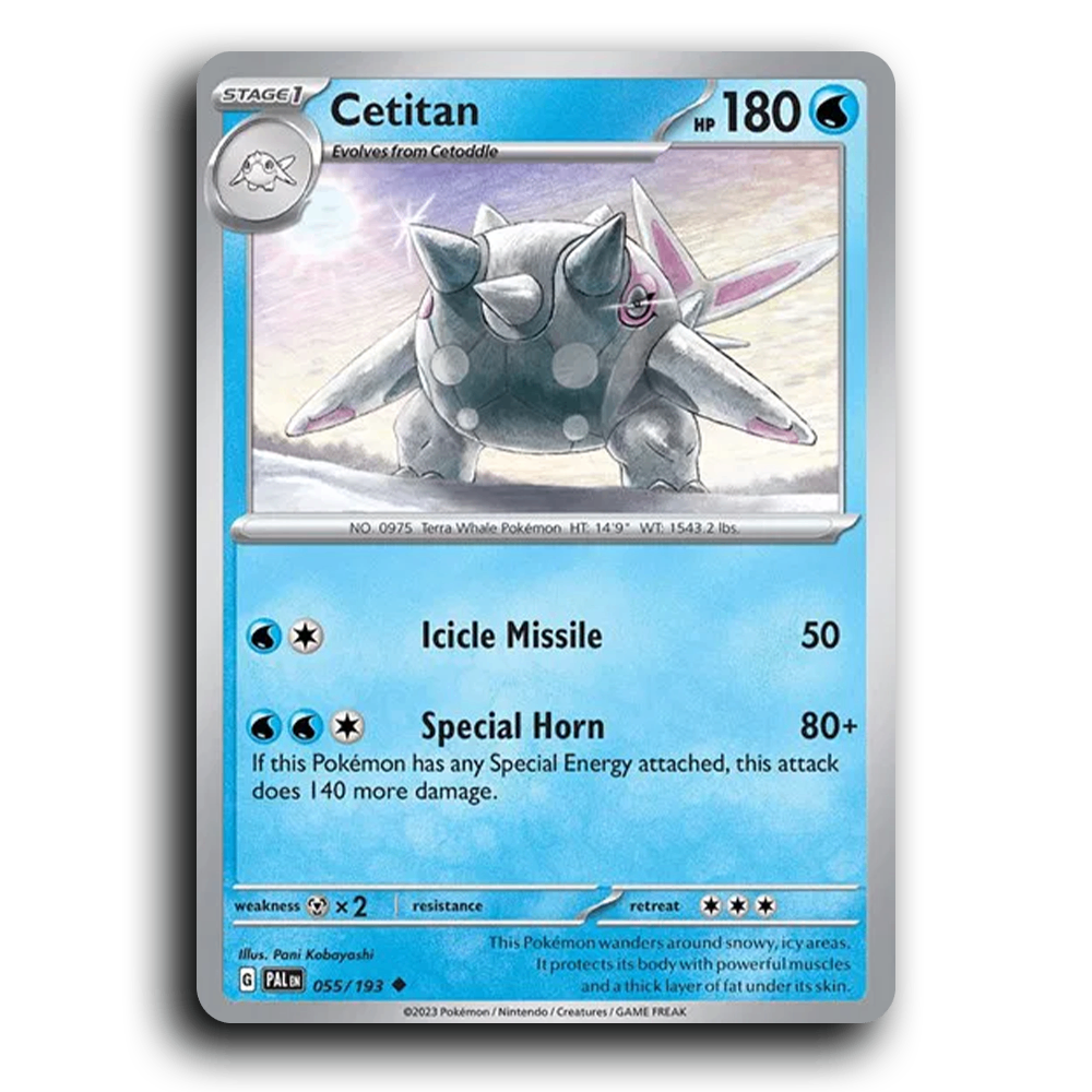 Cetitan (055/193) [Paldea Evolved] Uncommon Pokemon Card TCG Near Mint NM
