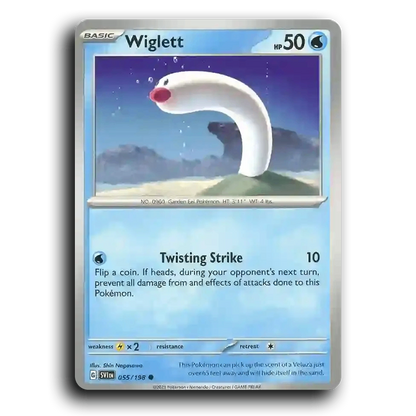 Wiglett (055/198) [Scarlet & Violet] Common Shin Nagasawa Pokemon Card TCG Near Mint NM