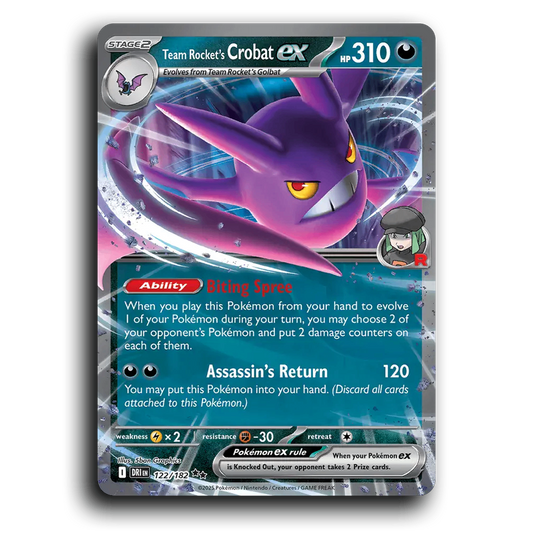 Team Rocket's Crobat ex - 122/182 [SV10 - Destined Rivals]