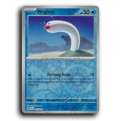 Wiglett (055/198) [Scarlet & Violet] Common Shin Nagasawa Pokemon Card TCG Near Mint NM Reverse Holo