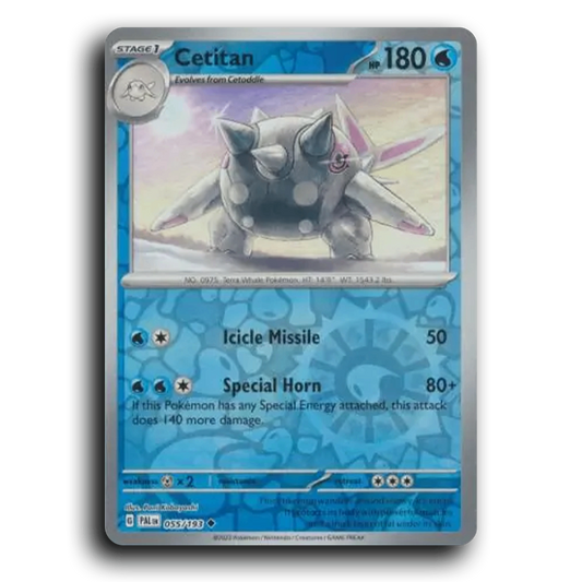 Cetitan (055/193) [Paldea Evolved] Uncommon Pokemon Card TCG Near Mint NM Reverse Holo