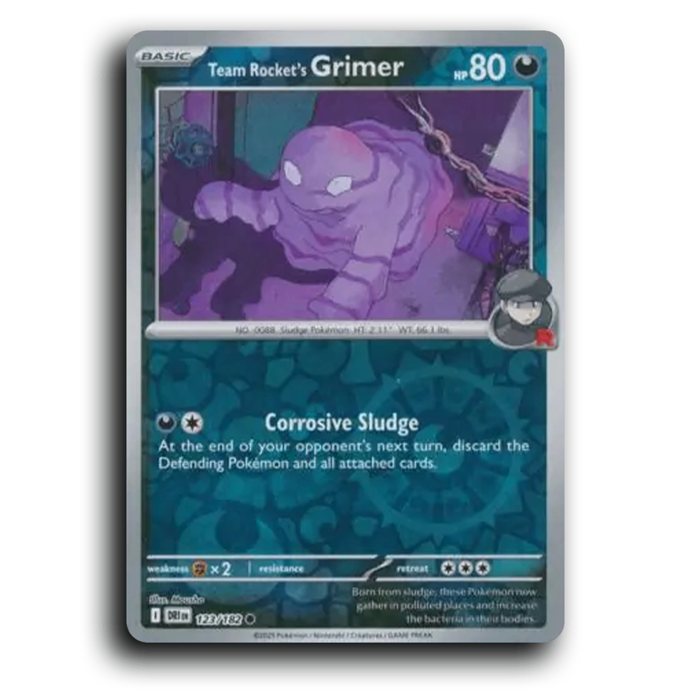 Team Rocket's Grimer (123/182) [Destined Rivals]