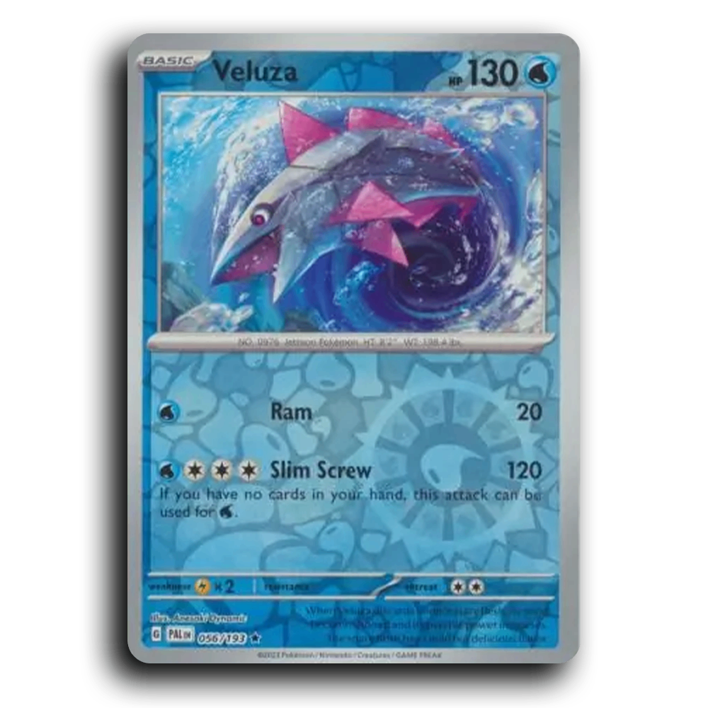 Veluza (056/193) [Paldea Evolved] Rare Pokemon Card TCG Near Mint NM Reverse Holo