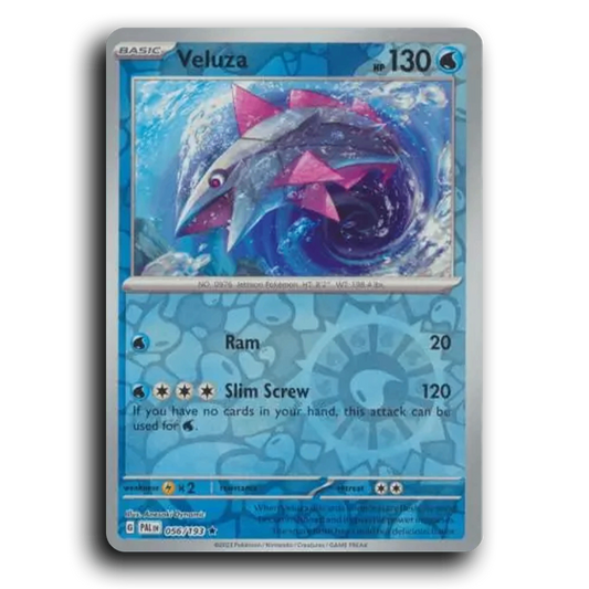Veluza (056/193) [Paldea Evolved] Rare Pokemon Card TCG Near Mint NM Reverse Holo