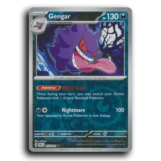 Gengar (057/091) [Paldean Fates]