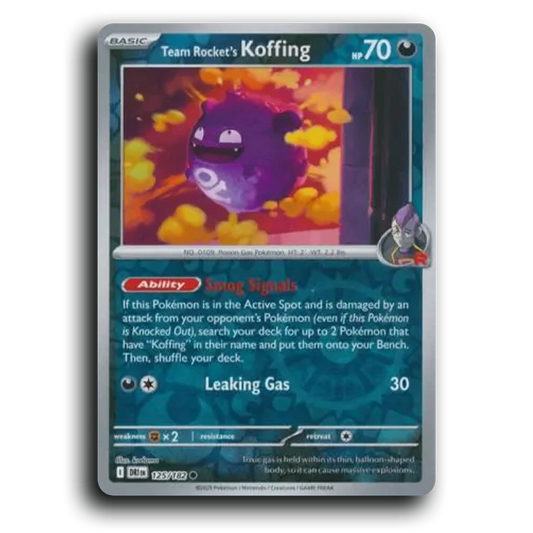 Team Rocket's Koffing (125/182) [Destined Rivals]
