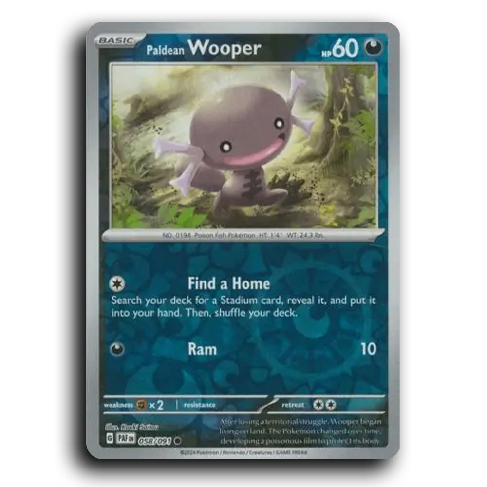 Paldean Wooper (058/091) [Paldean Fates]