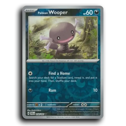 Paldean Wooper (058/091) [Paldean Fates]