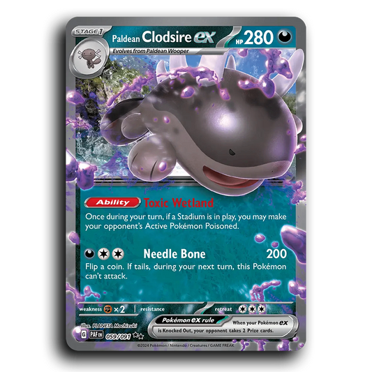 Paldean Clodsire ex (059/091) [Paldean Fates]