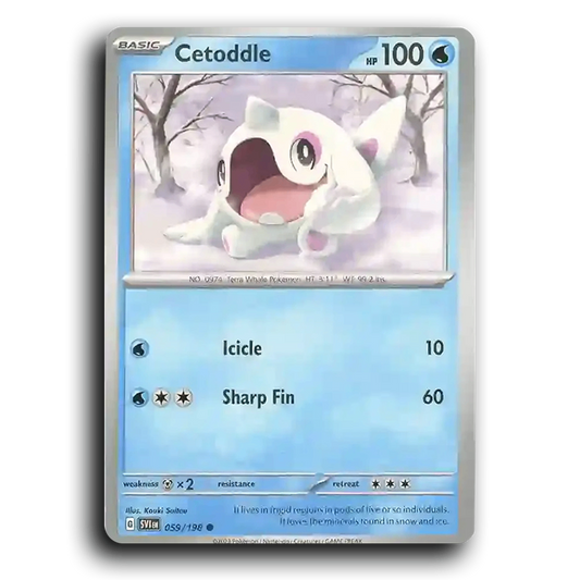 Cetoddle (059/198) [Scarlet & Violet] Common Kouki Saitou Pokemon Card TCG Near Mint NM