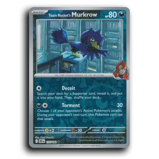 Team Rocket's Murkrow (127/182) [Destined Rivals]