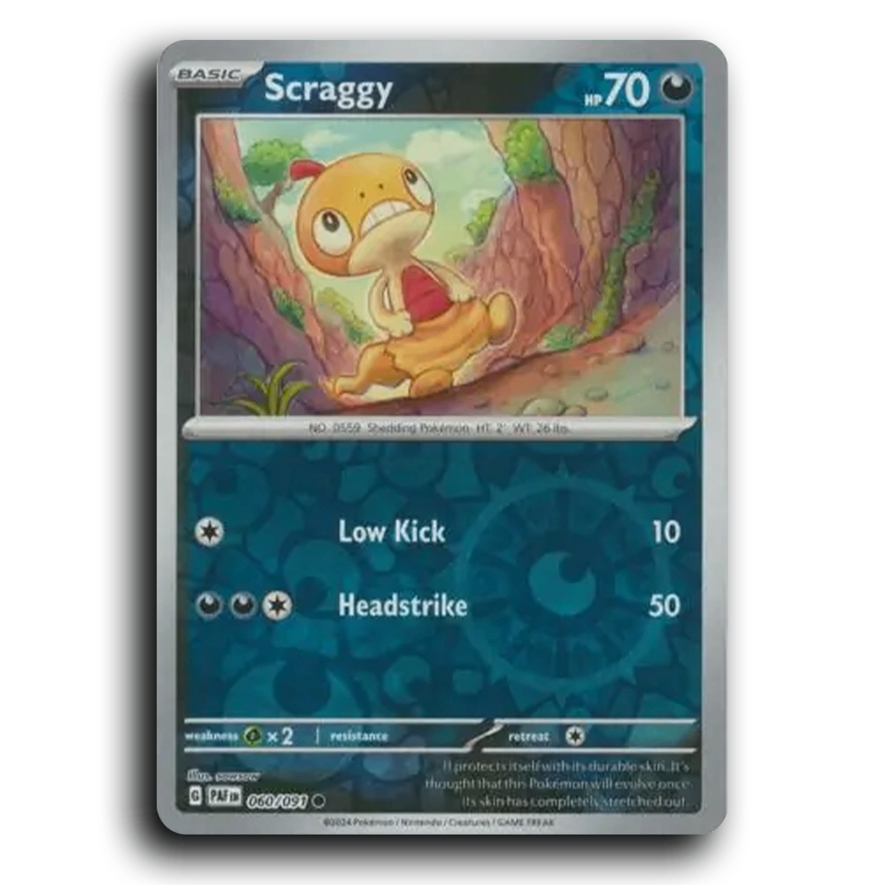 Scraggy (060/091) [Paldean Fates]