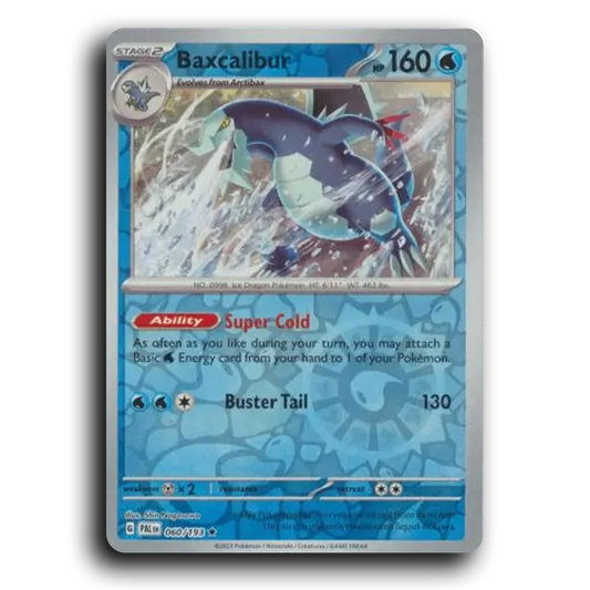 Baxcalibur (060/193) [Paldea Evolved] Rare Pokemon Card TCG Near Mint NM Reverse Holo