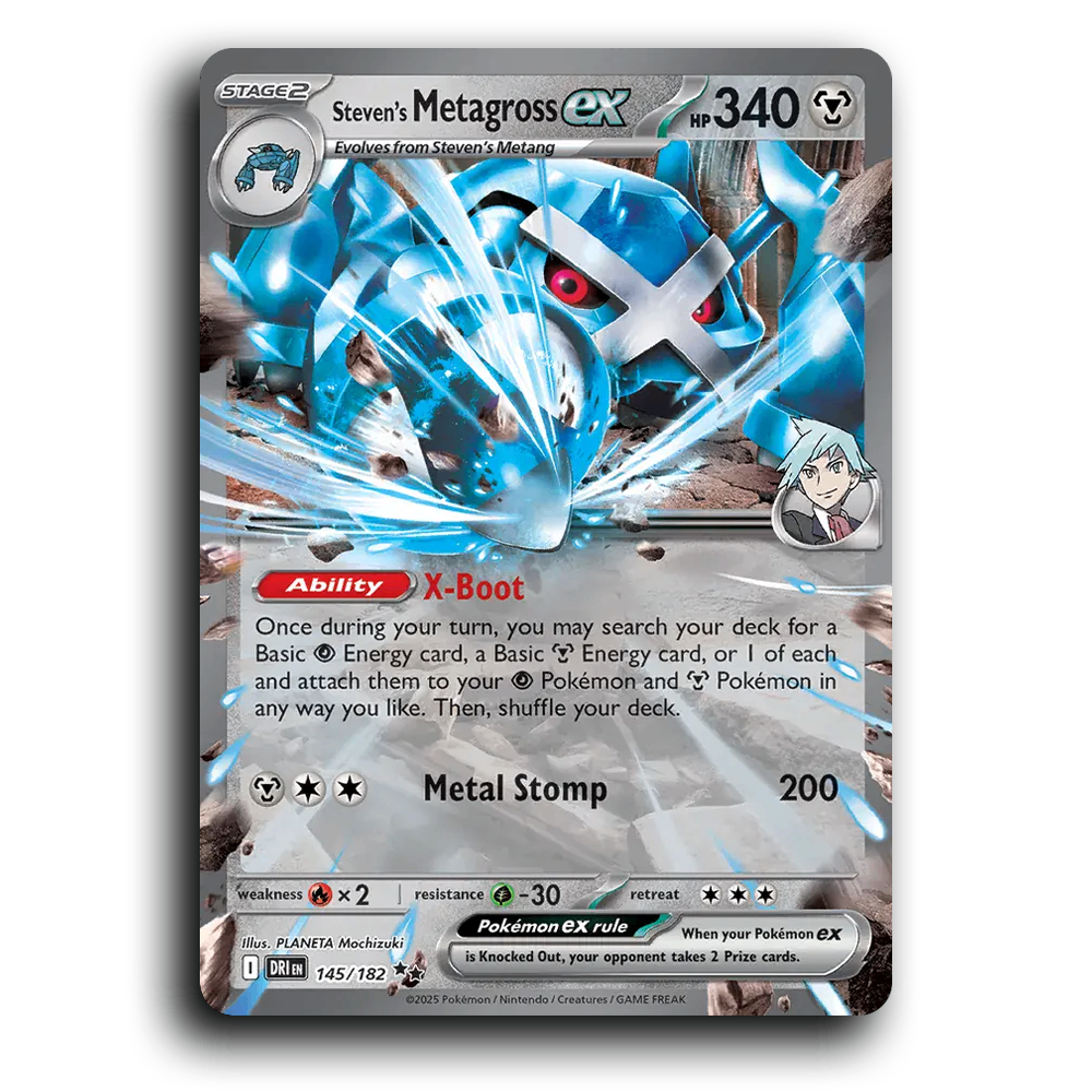 Steven's Metagross ex - 145/182 [Destined Rivals]