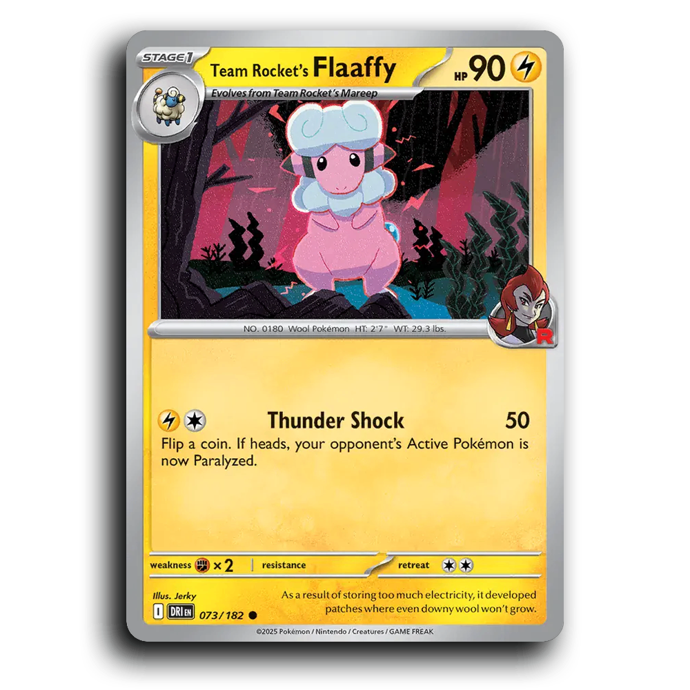 Team Rocket's Flaaffy - 073/182 [SV10 - Destined Rivals]